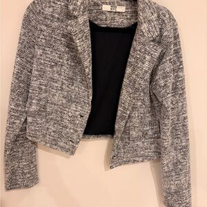 NYC Black and White Textured Blazer